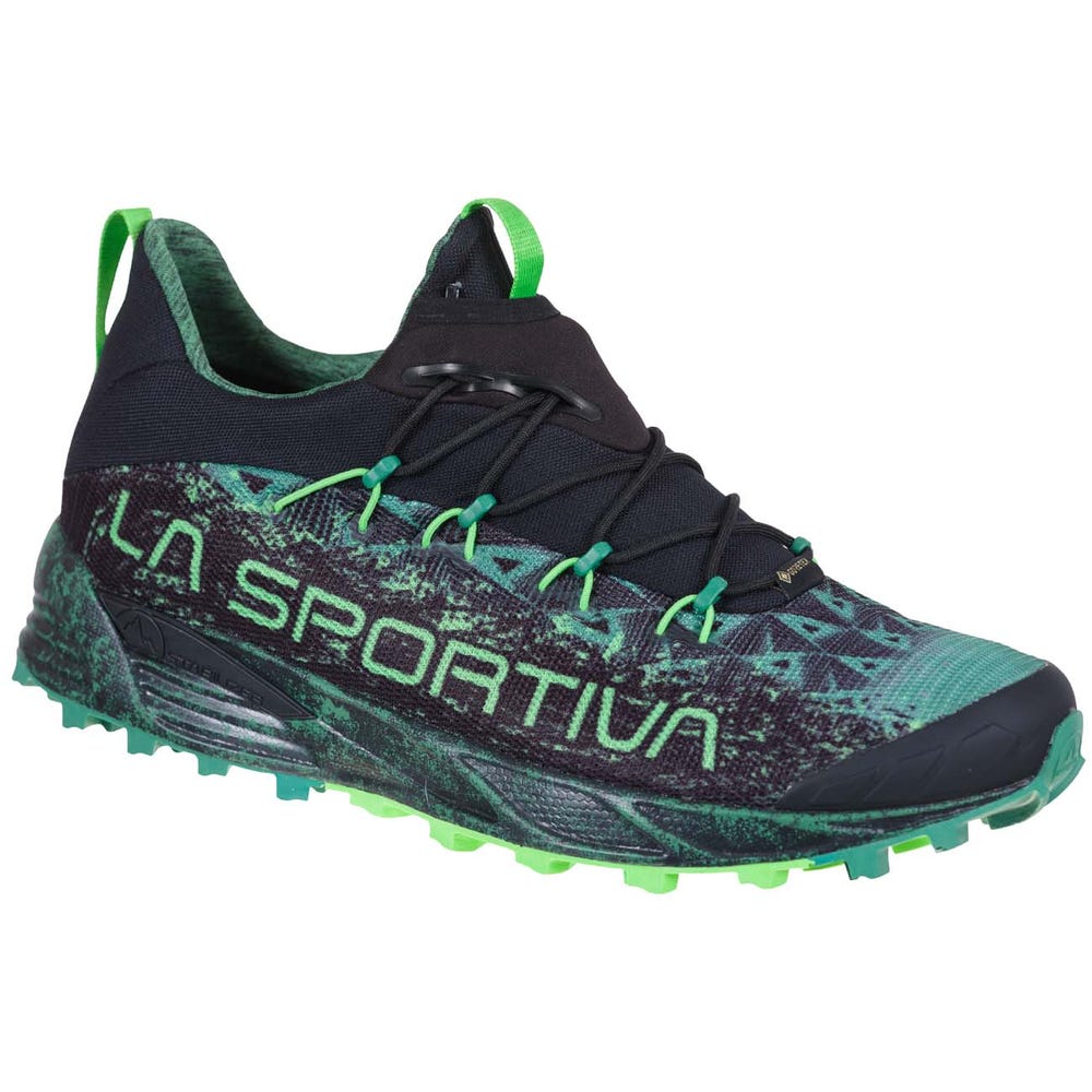 La Sportiva Tempesta GTX Men's Trail Running Shoes - Black/Green - AU-067418